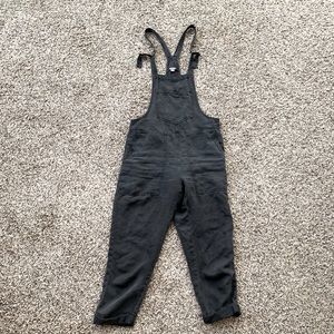 Aerie Lightweight Cropped Overalls